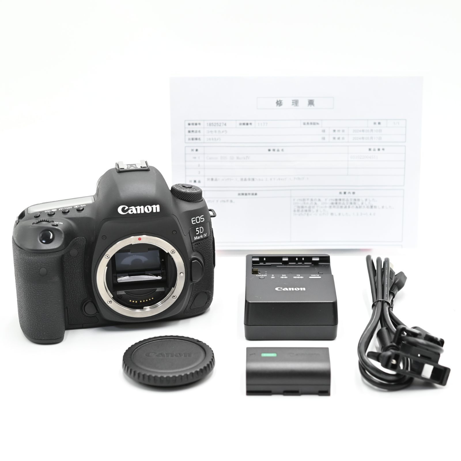 極上品】Canon デジタル一眼レフカメラ EOS 5D Mark IV ボディー EOS5DMK4 ショット数141枚 シャッター部品交換済み  #1404 - メルカリ