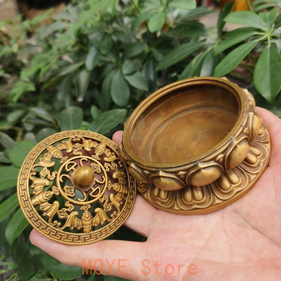 銅細工 香炉 蓮華香炉 禅意薫香炉 茶道沈香炉 香道具 装飾品 工芸品 置物 銅器 香炉 蓮華香炉 禅意薫香炉 茶道沈香炉 香道具 装飾品 工芸