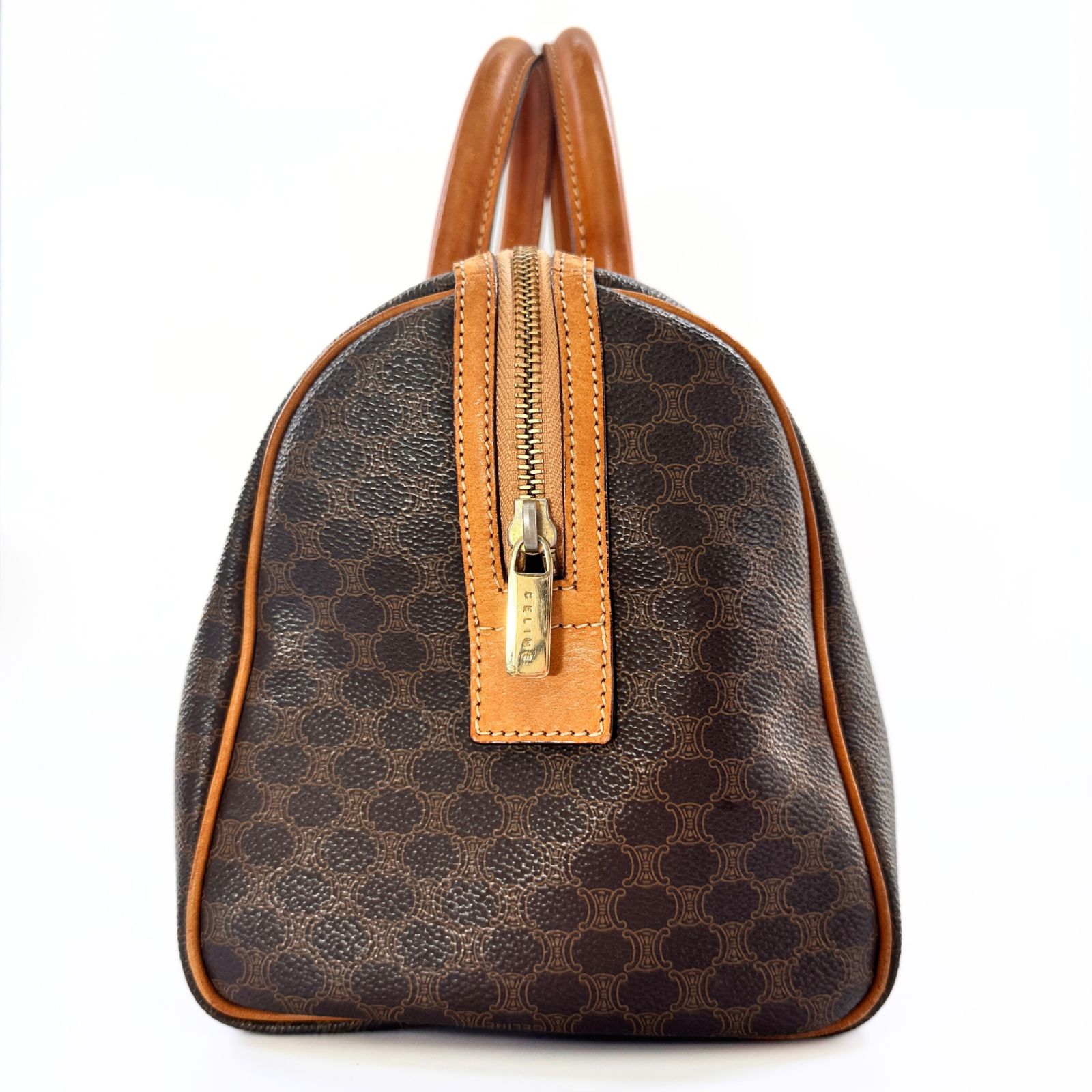 CELINE ヴィンテージ マカダム柄 ミニボストン CE00/32 - メルカリ