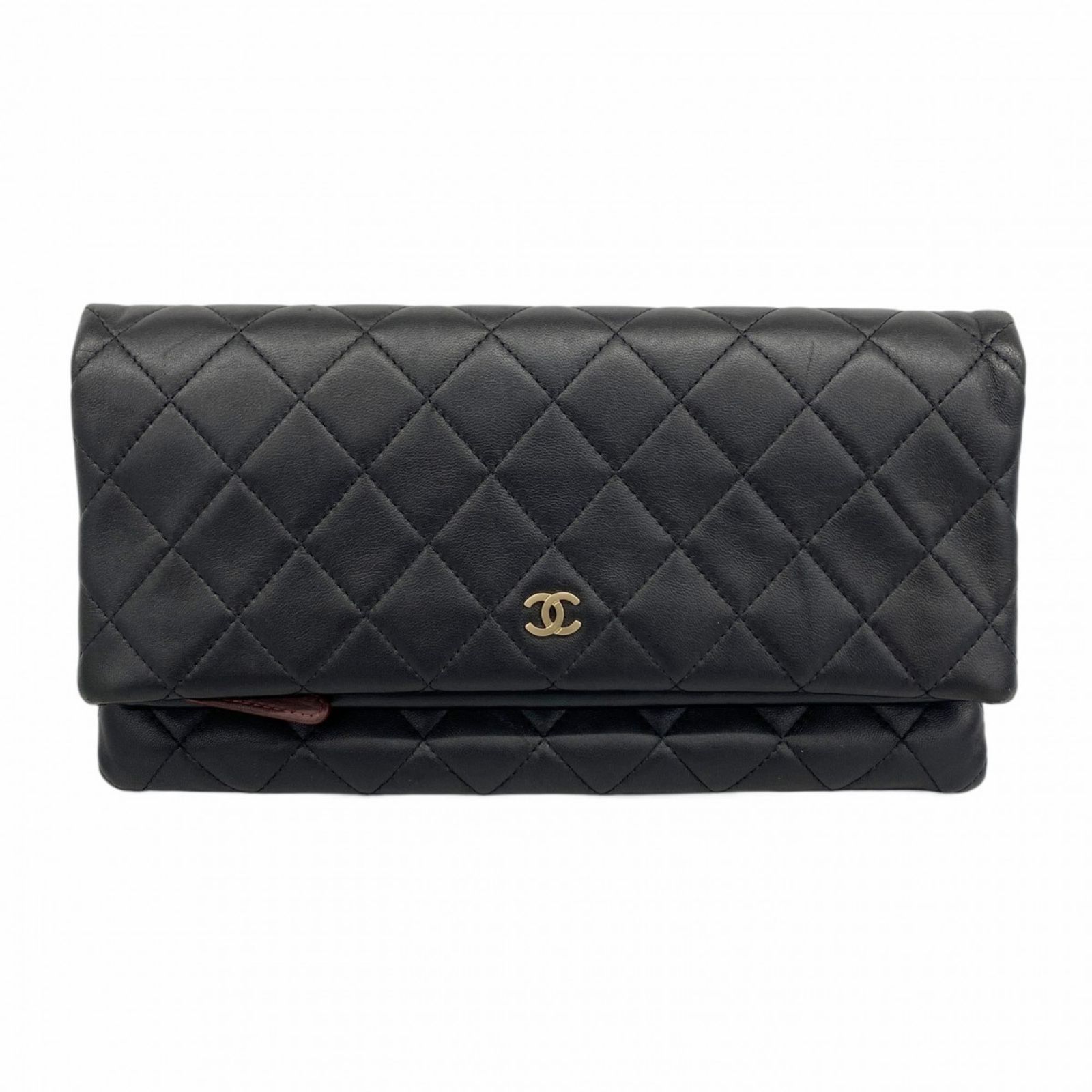 【VINTAGE】シャネル マトラッセ ラムスキン クラッチバッグ シャネル(Chanel) シャネル クラッチバッグ マトラッセ