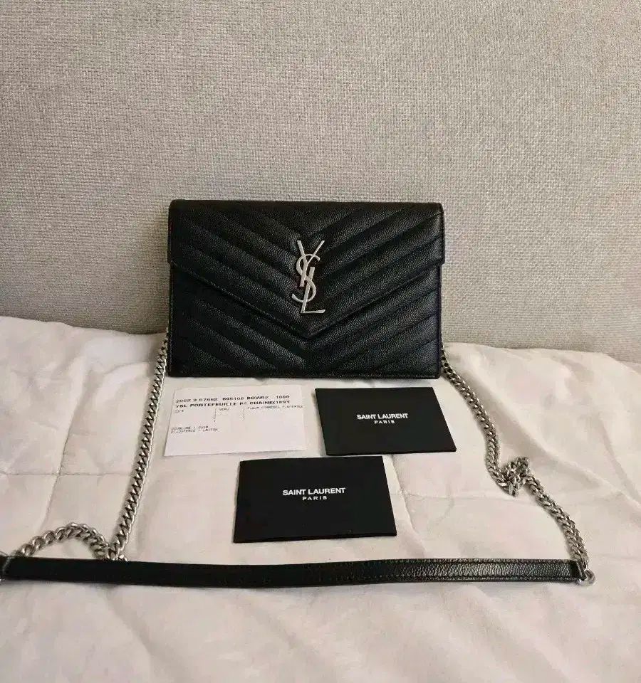 イヴ サンローラン エンベロープ チェーン woc クロスバック