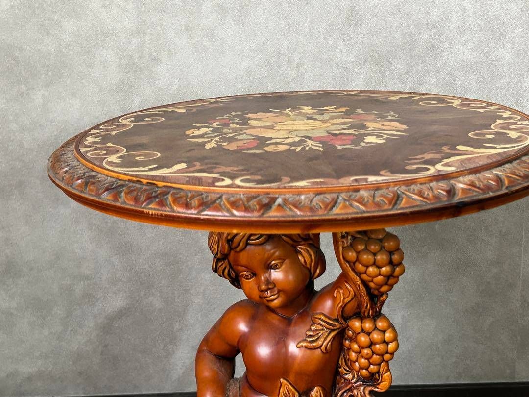 猫脚 クラシックコンソール アンティーク テーブル 幅80cm 上品 猫脚