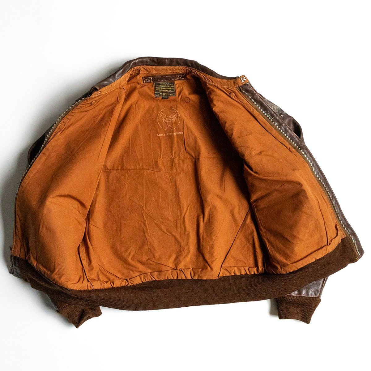 実名復刻ROUGHWEAR】BUZZ RICKSON'S【A-2 ホースハイド フライト