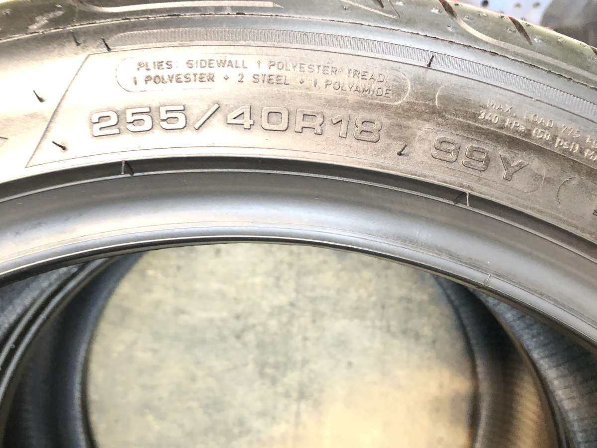 255/40R18 グッドイヤー イーグル F1 中古タイヤ サマータイヤ 2