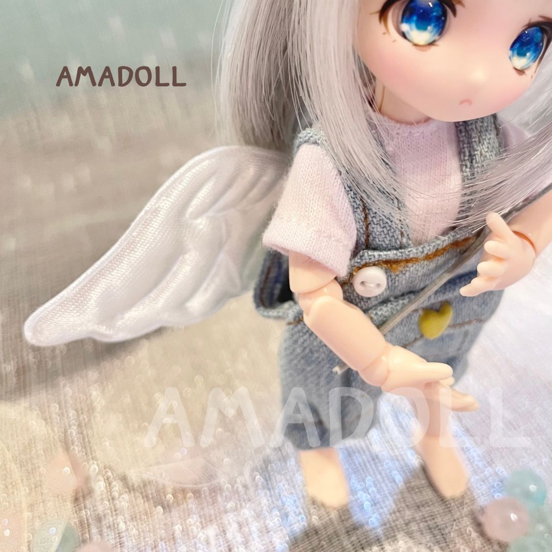 ねんどろいどどーる OK 服 半袖 Tシャツ オーバーオール セット オビツ