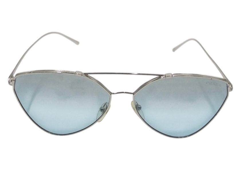 中古】PRADA プラダ サングラス SPR51U 1BC-096 シルバー|mercari  