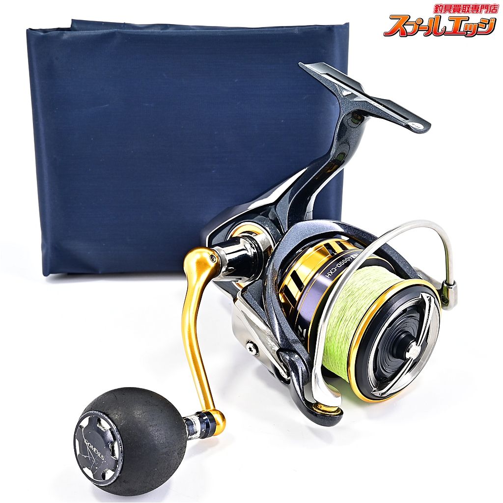 ダイワ 18レガリス LT 4000D-CXH ゴメクサスカスタムハンドルノブ装着 DAIWA LEGALIS m38893