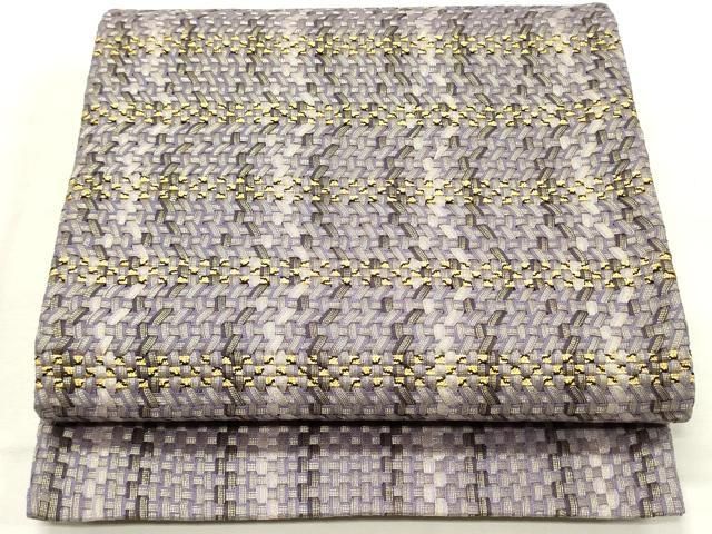 平和屋着物○ひなや工房 くむ・あむ・おる 伊豆蔵明彦 組織 太鼓柄袋帯