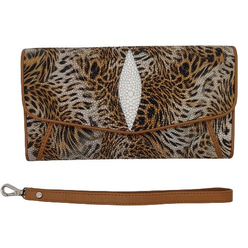 処分・訳あり】スティングレイ 本皮財布 長財布 三つ折り財布