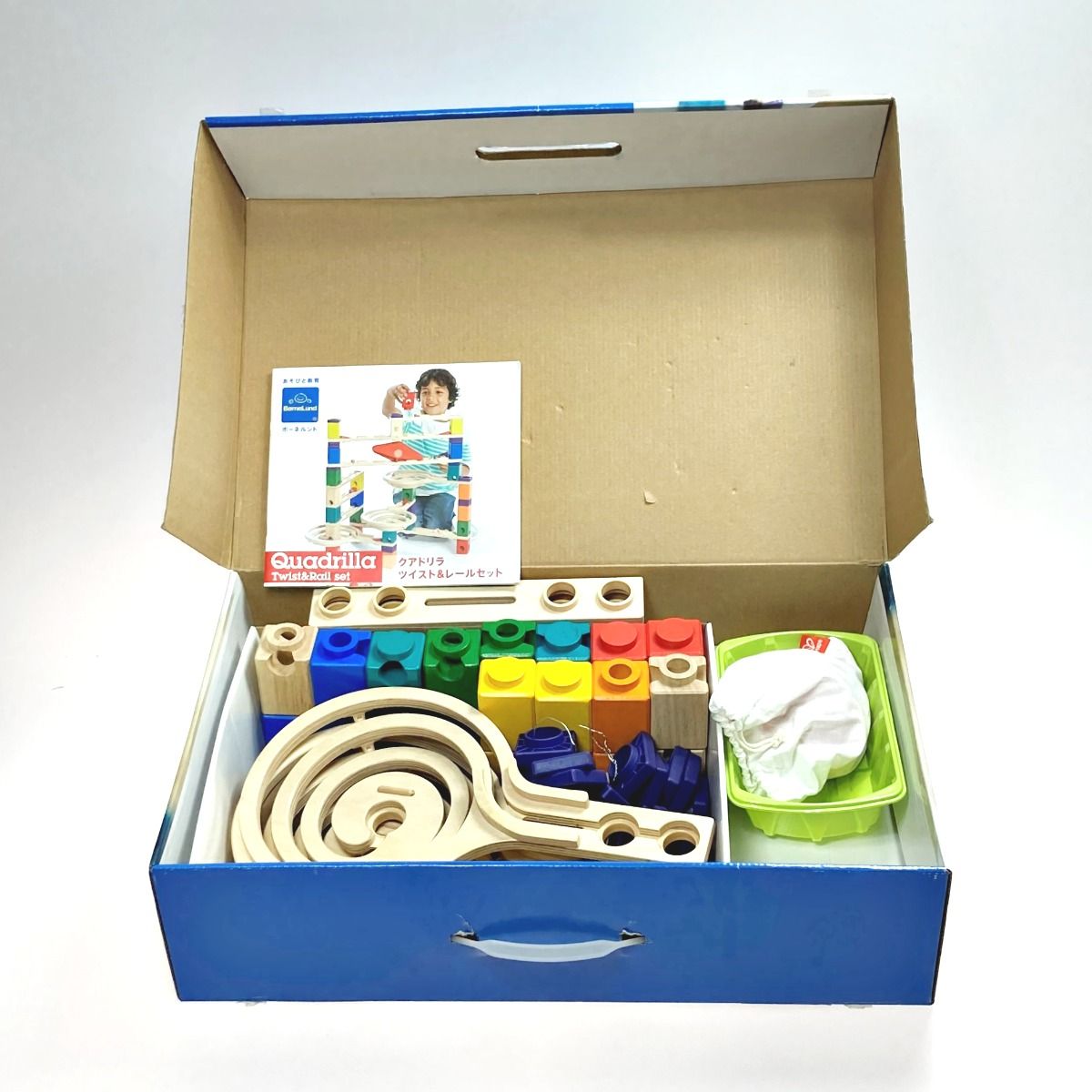 【未使用品】ボーネルンド　クアドリラ　ツイスト&レールセット クアドリラ・ツイスト＆レールセット: ｜教育・保育関係者向け