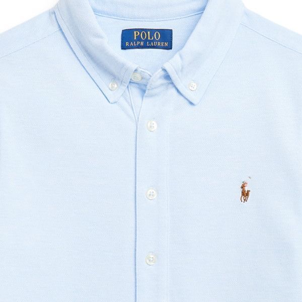 ラルフローレン 半袖ニットＯＸシャツ 半袖シャツ ブラウス トップス