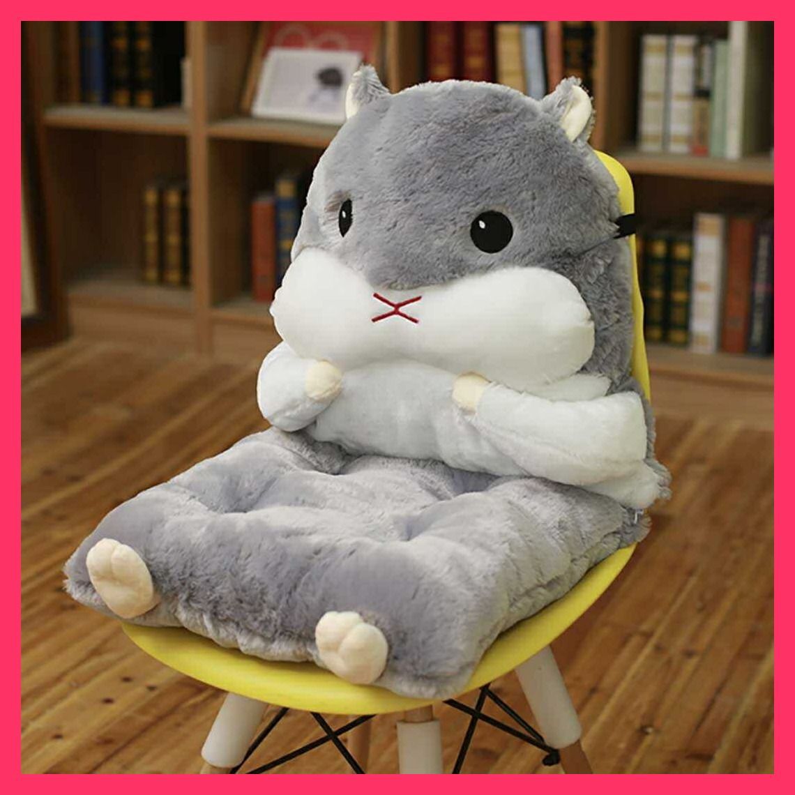 新品未使用】ハムスター倶楽部 まくら ぬいぐるみ 寝そべり クッション