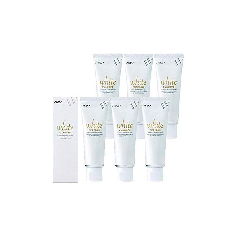 ルシェロ歯磨きペースト ホワイト 100g 6個 0