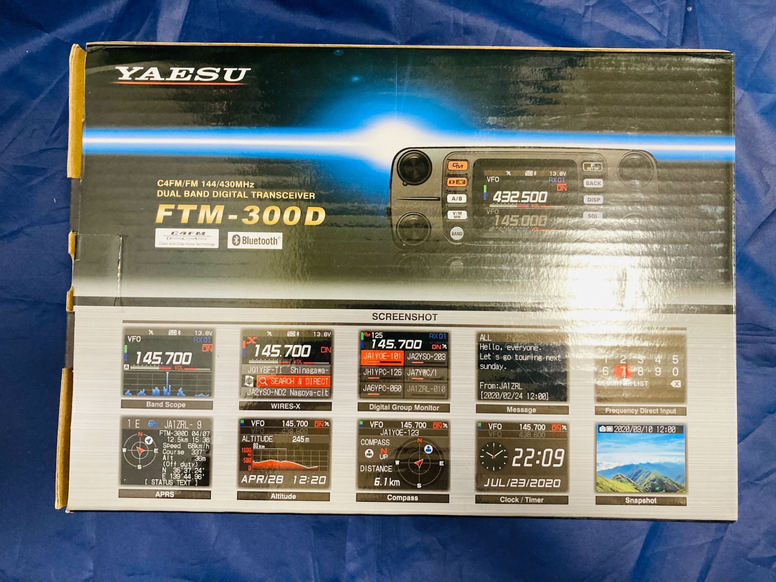 YAESU FTM-300D デュアルバンドトランシーバー美品 ftm-300d.jpg
