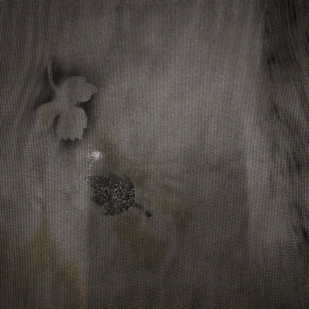 小紋 身丈151cm 裄丈62cm S 紗袷 葉 金銀彩 墨色 正絹 名品 【中古  