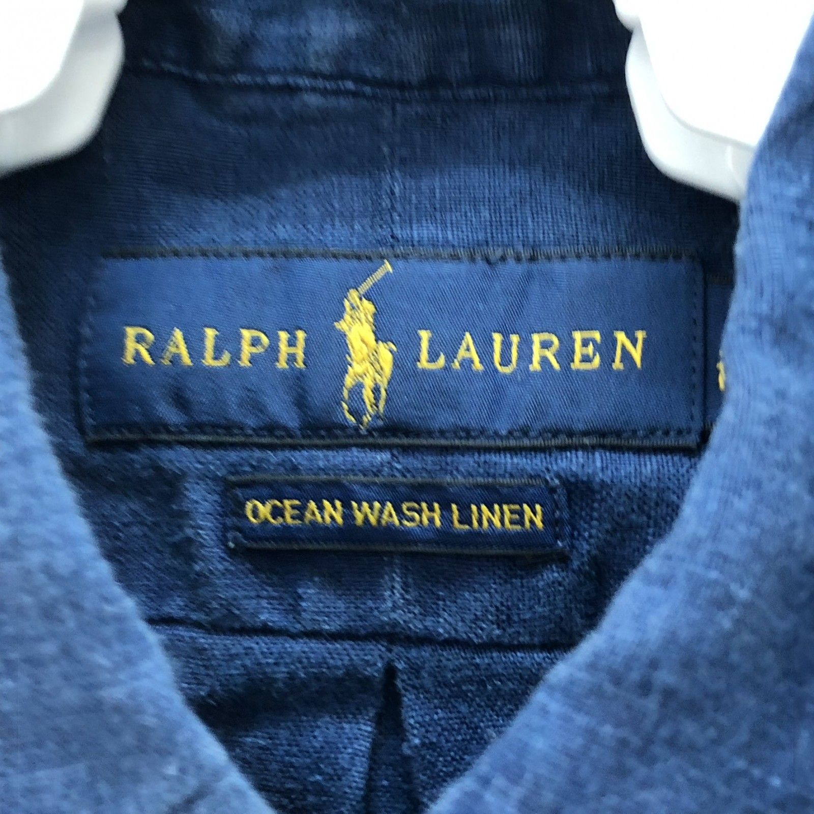 RALPH LAUREN】ラルフローレン トップス シャツ 長袖 青系