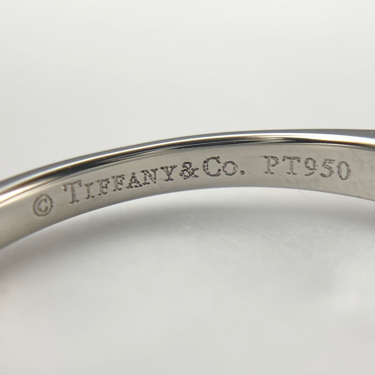 ティファニー TIFFANY&Co. ソリティア リング プラチナ 指輪 ソリテール 1Pダイヤ リング 11号 Pt950 ダイヤモンド レディース 【中古】