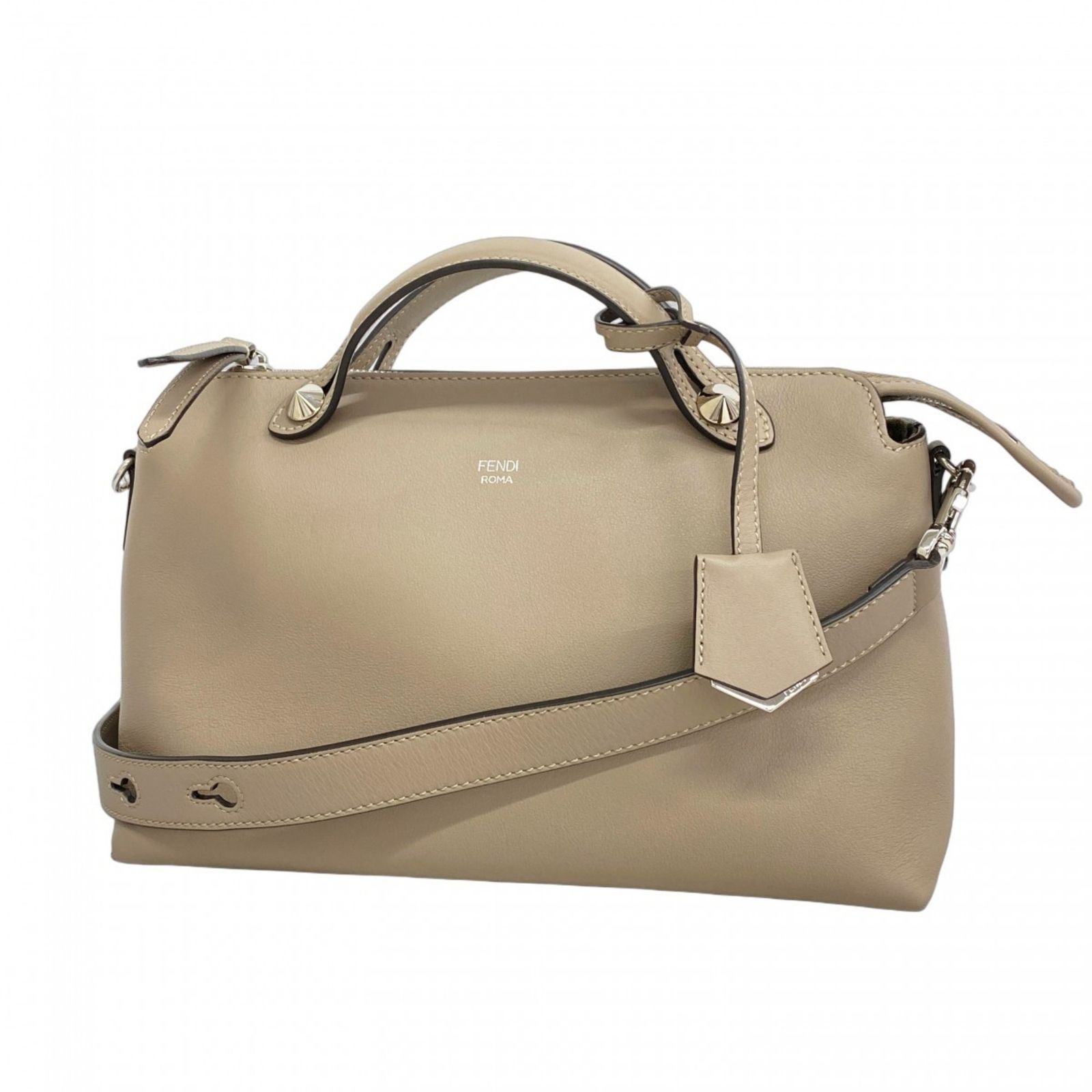 フェンディ Fendi フェンディ ハンドバッグ バイザウェイ レザー グレー レディース