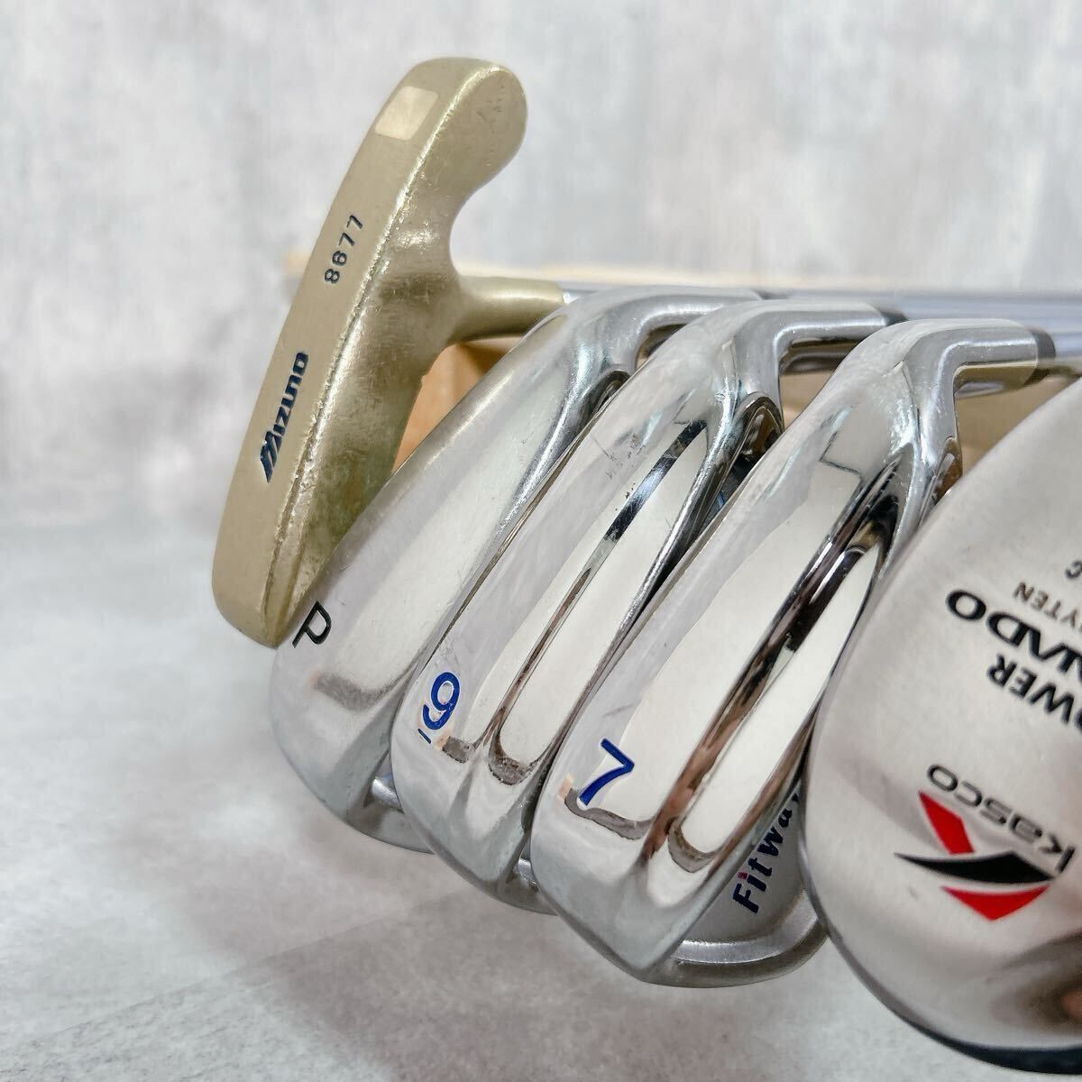 V 011 ツアーステージ 他 レディース ゴルフ クラブ ハーフセット 8点