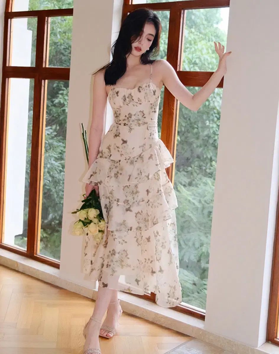 ☆フォクシーニューヨークモックネックリボンワンピースオレンジ40☆ ☆フォクシーニューヨークモックネックリボンワンピースオレンジ