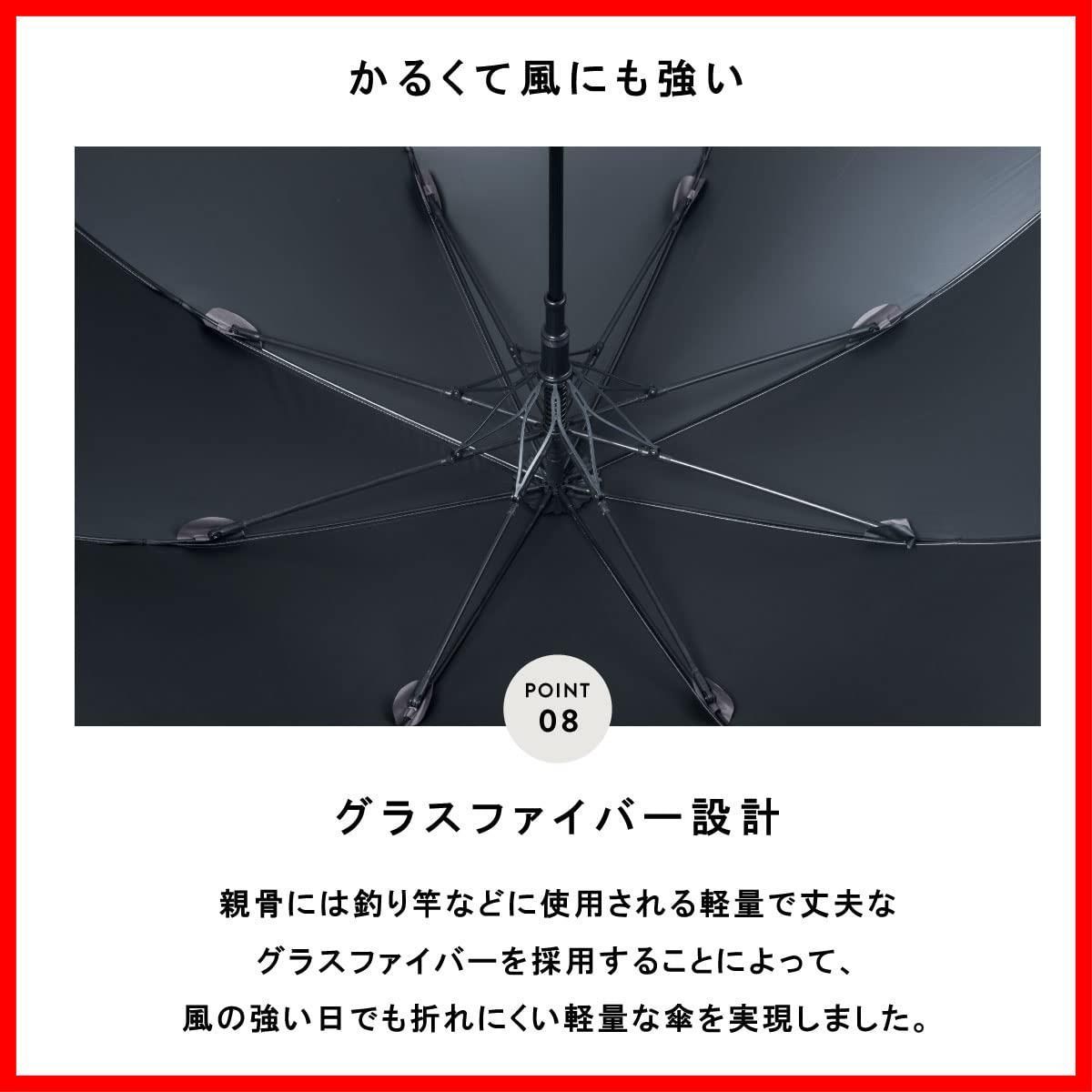 スポーツ観戦 ユニセックス 熱中症対策 遮熱効果 グラスファイバー骨 UVカット ワンタッチ 日傘 60 cm ジャンプ傘 長傘 晴雨兼用 FJ 完全遮光 メンズ a.s.s.a 傘