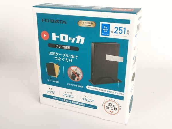 IO DATA HDPL-UTA2K テレビ 録画用 ハードディスク「トロッカ」 2TB 良好  Y7375232-3