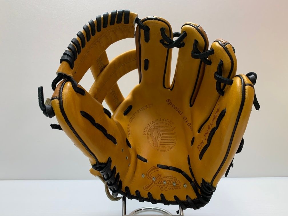 中古品 久保田スラッガ ー KUBOTA SLUGGER オーダー 硬式 内野手用グローブ コユニ DS1型 刺繍有り 4050 中古品 久保田スラッガ ー KUBOTA SLUGGER オーダー 硬式 内野手