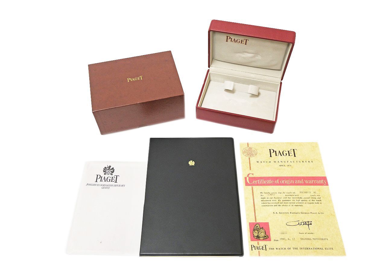 Piaget 未使用 ボックス 認証書？付き Yahoo!オークション -「piaget 箱」の落札相場・落札価格