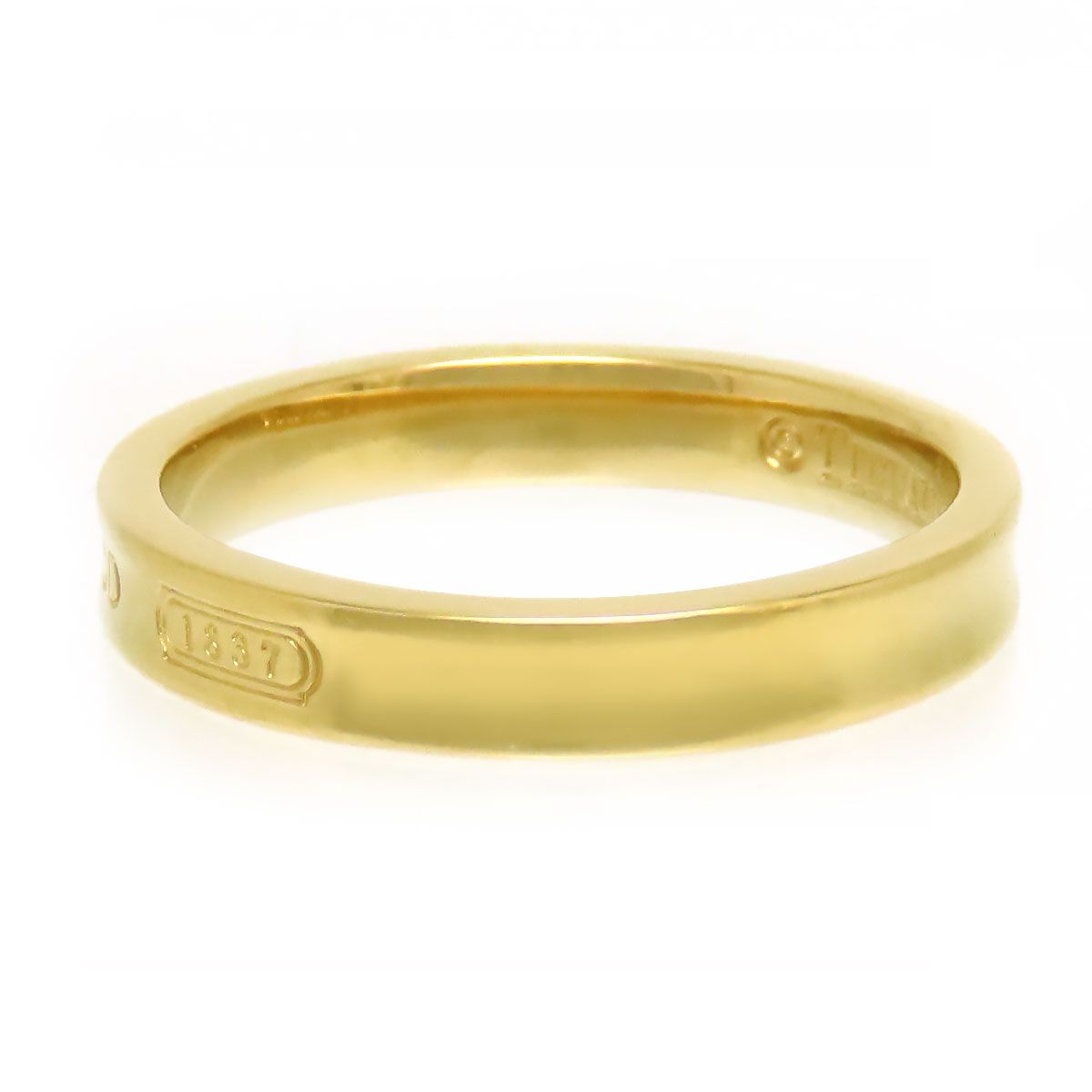 ティファニー 1837 K18 YG 750 イエローゴールド 9号 リング