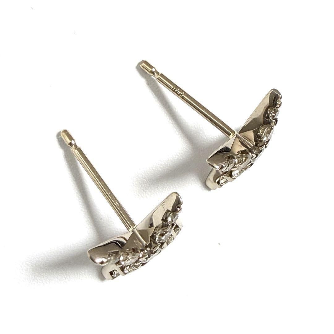 【定価27万】カシケイ　ネイキッド　ピアス　K18　ゴールド　ダイヤ　0.4ct 定価27万】カシケイ ネイキッド ピアス K18 ゴールド ダイヤ 0.4ct