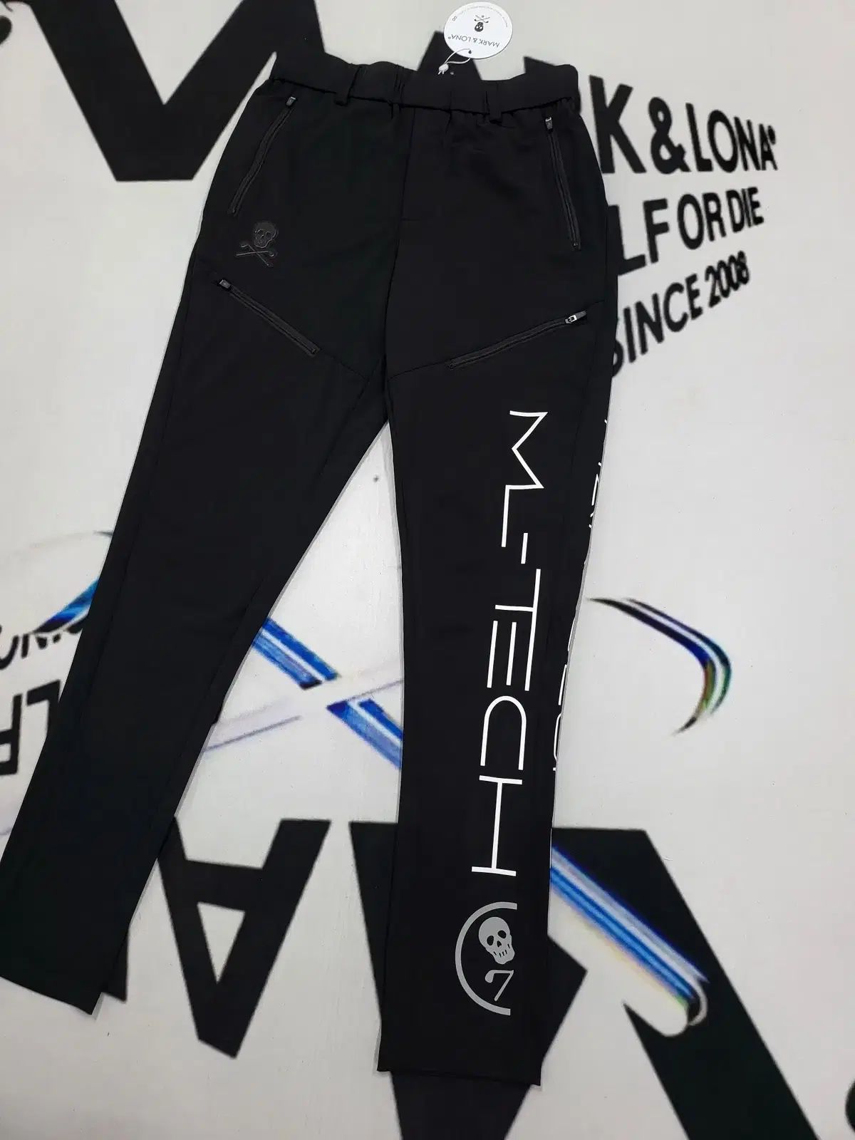 マークアンドロナ ゴルフパンツ サイズM ホワイト MARK & LONA(マーク