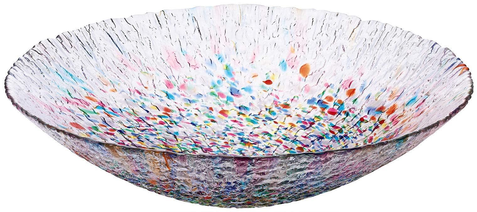 九谷焼 鳥のデザイン 陶器皿 木箱付き 直径約36センチ 九谷焼 鳥の