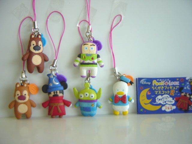 ♯Hsa24BZディズニーPook a Loozらくがきフィギュアマスコ2全6種 ♯Hsa24BZディズニーPook a Loozらくがきフィギュアマスコ2全6種