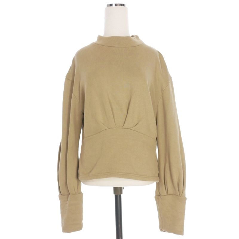フォトコピュー PHOTOCOPIEU 23AW TUCK DETAIL TOP MOANA スウェット トレーナー 長袖 38 グレージュ 232MAN