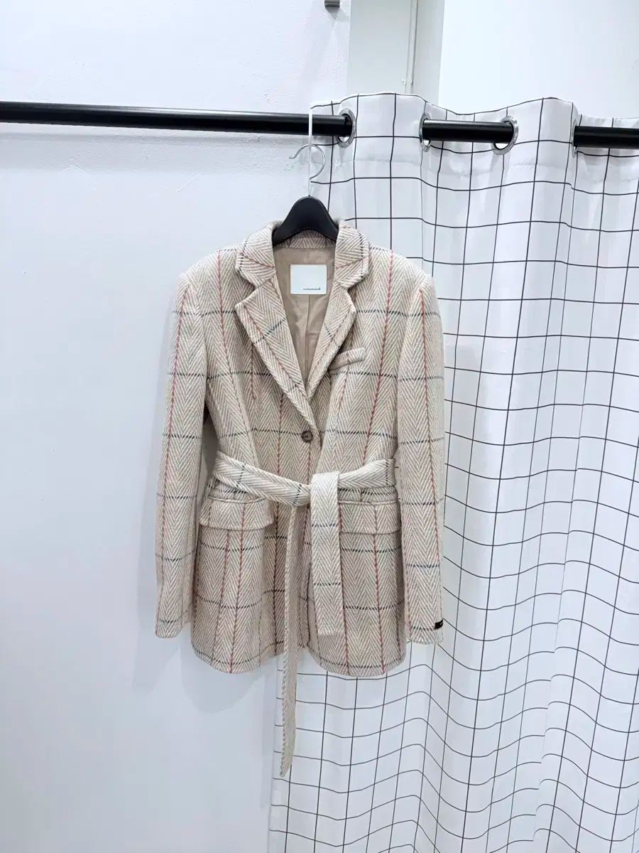 ミミ シエル ツイード ハンドメイド ウールジャケット
