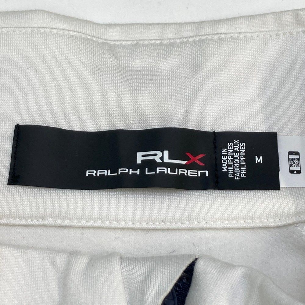 サイズ：M RLX ラルフローレン ハーフジップ長袖裏起毛Tシャツ