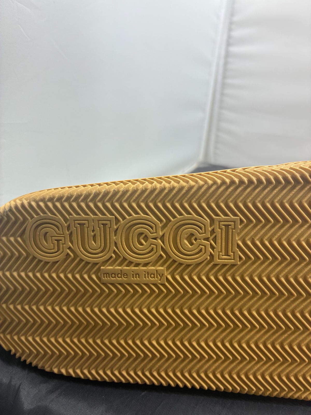  GUCCI 655265 ロッキングG ラバー ベージュ サンダル サンダル サンダル