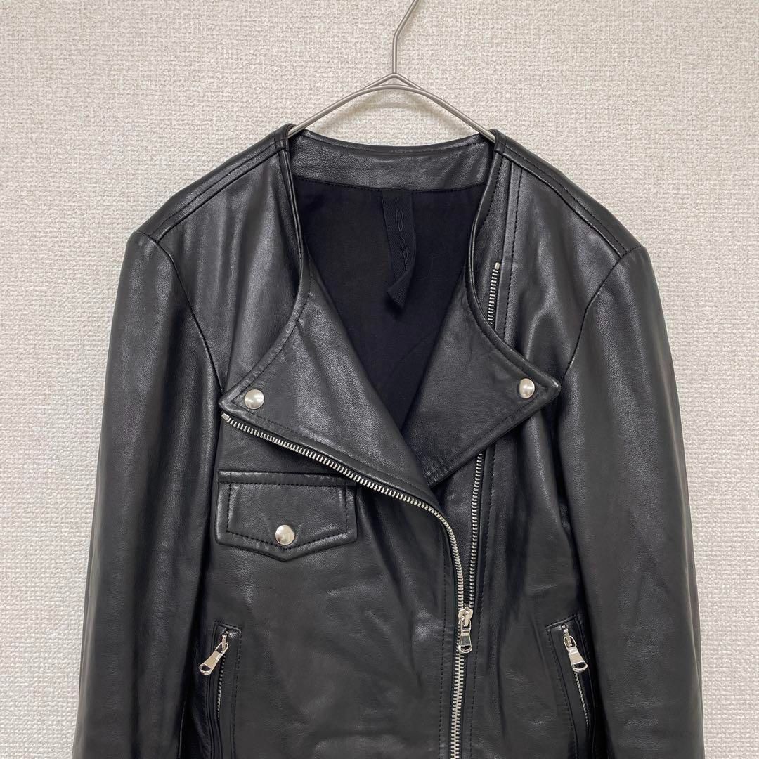 ダブルライダースジャケット ラムレザー