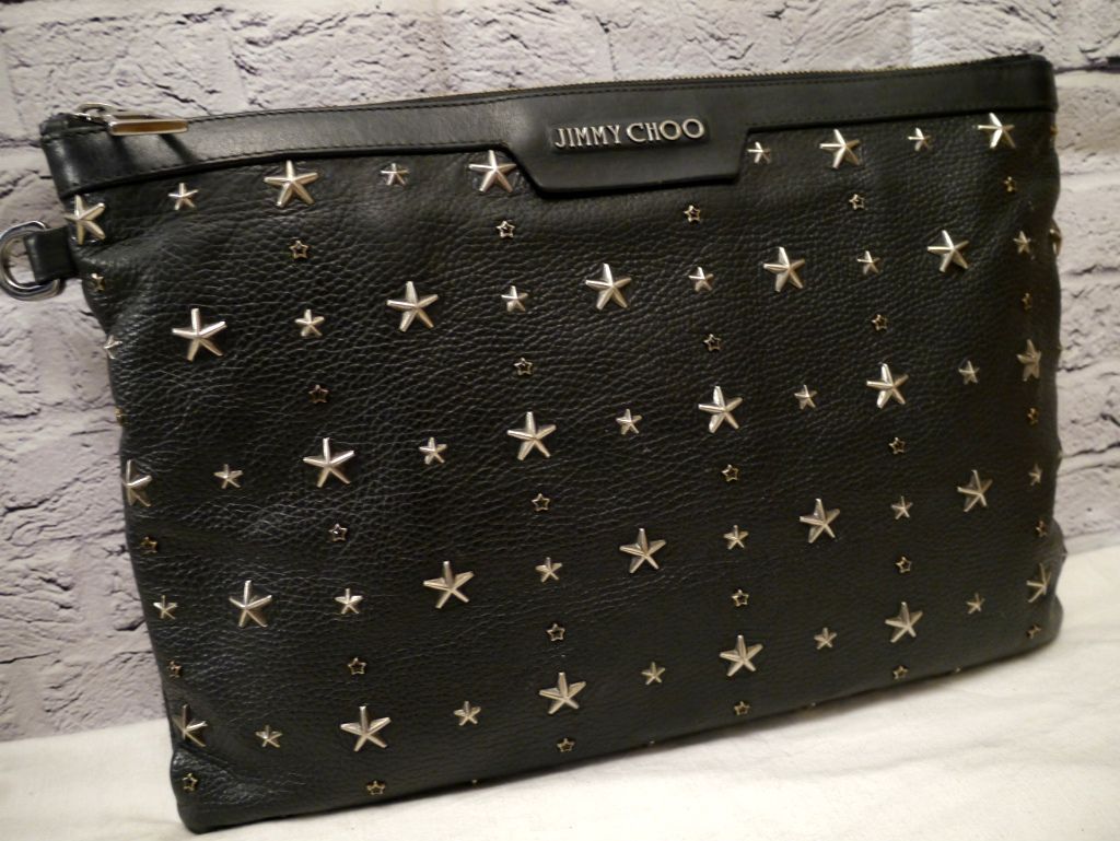 JIMMY CHOO DEREKマルチスタッズクラッチバック-