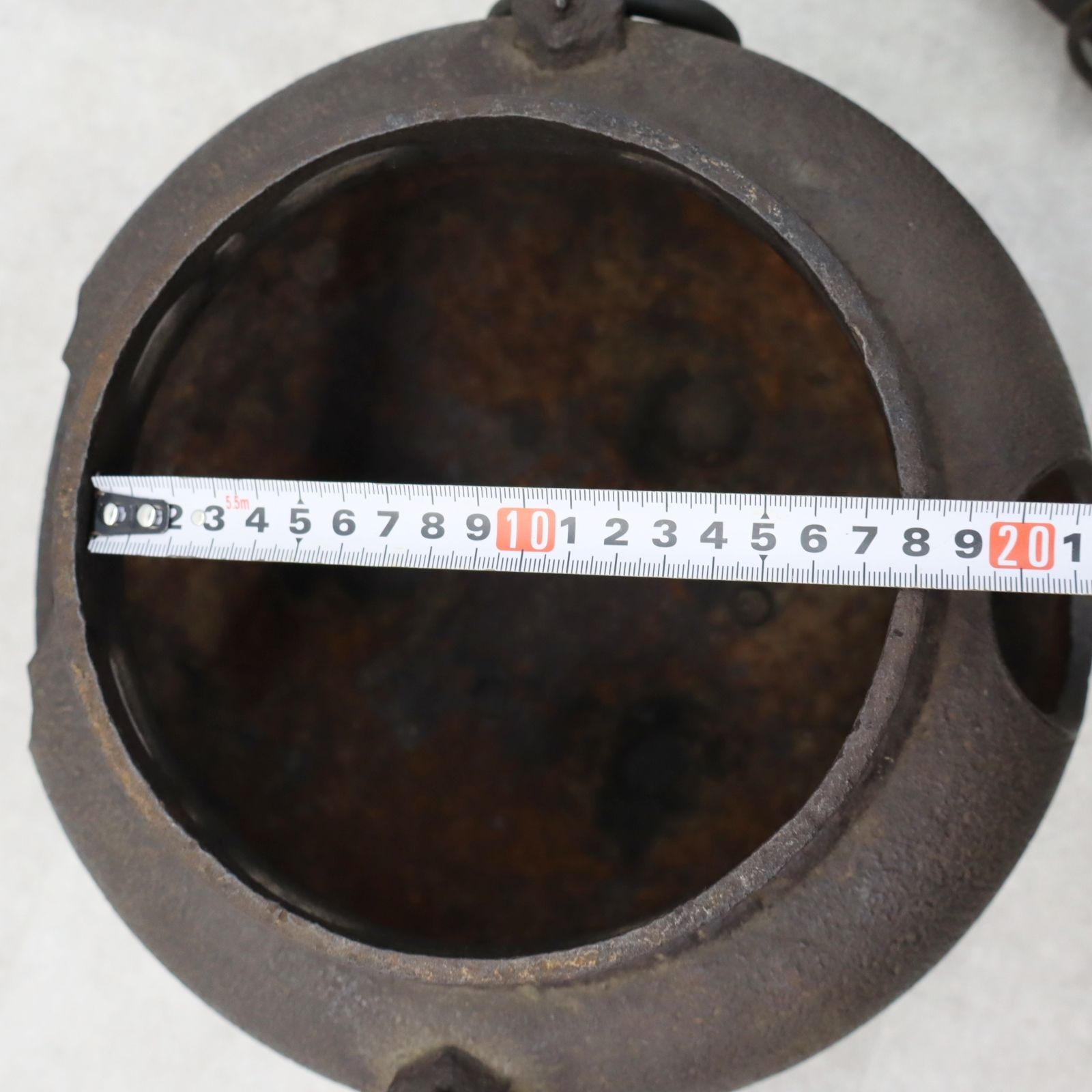 △ ｜茶釜 茶道具 鉄製囲炉裏 壺 釜 銘なし｜ ｜ □P1953 - メルカリ