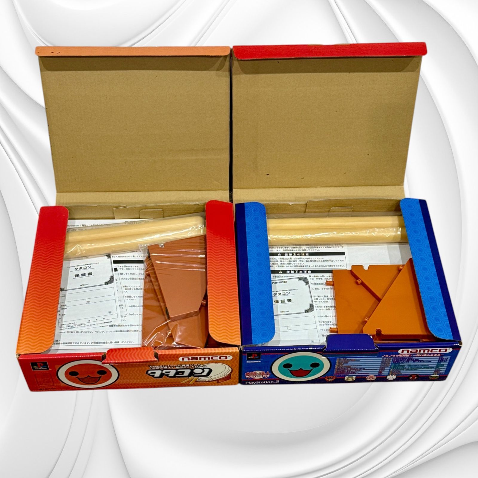 PlayStation2専用 太鼓の達人 タタコン2個セット ソフト無し PS2