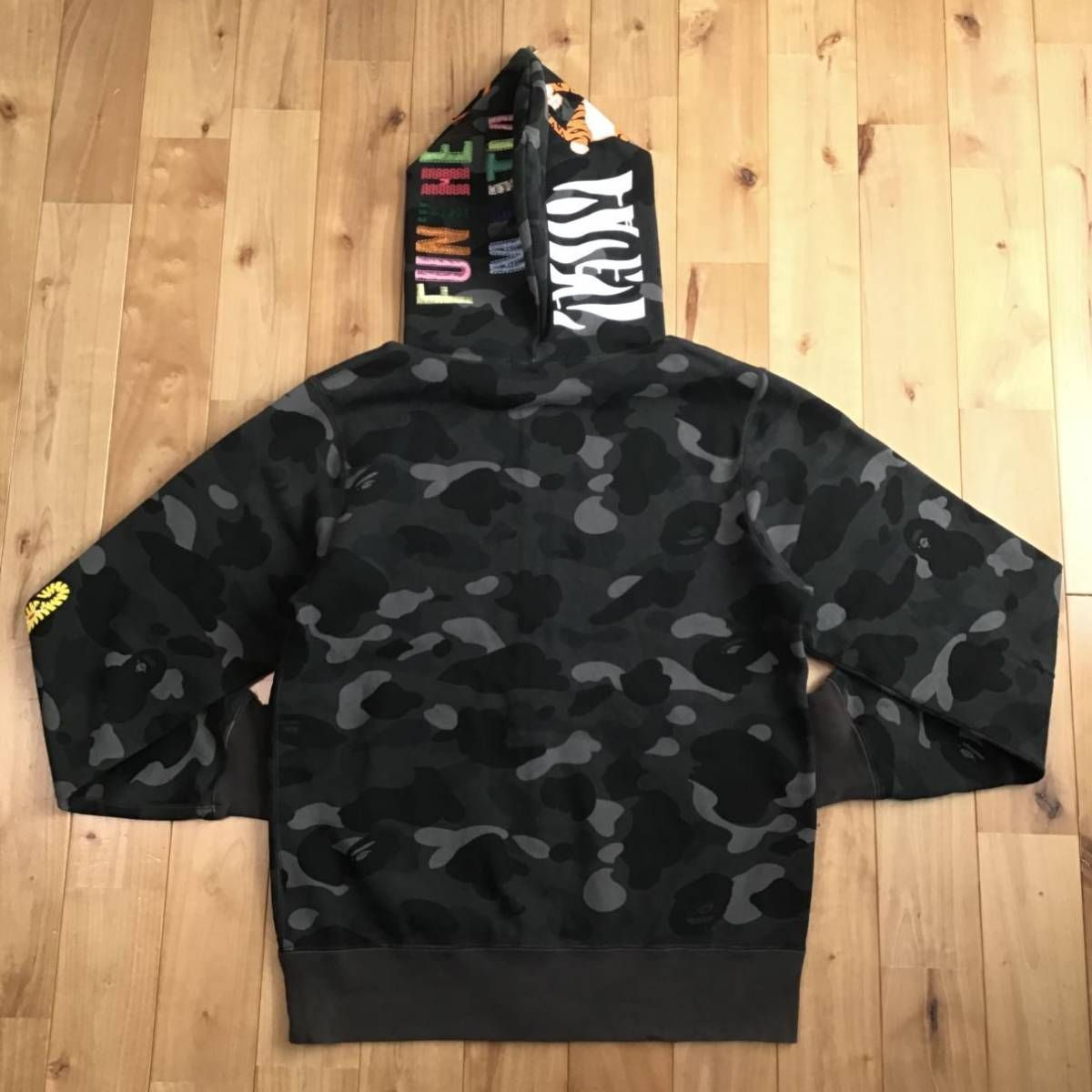 Black camo タイガー パーカー Mサイズ tiger full zip hoodie a