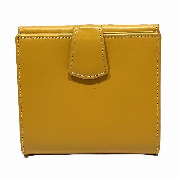 ロエベ Loewe Wホック レザー 2つ折り財布 レディース