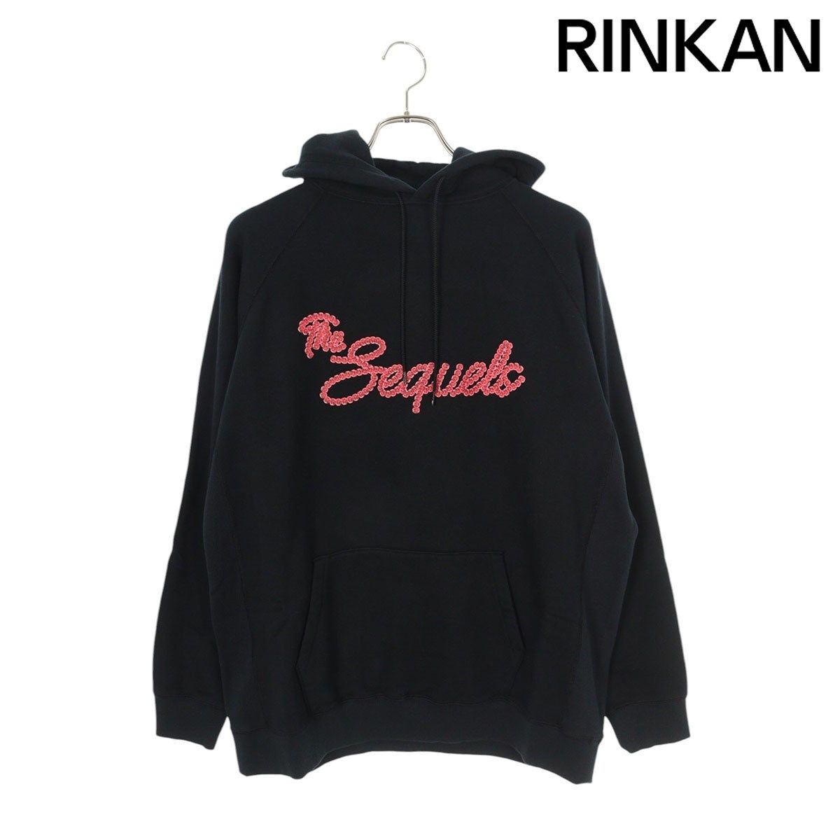 シークエル 23AW SQ-23AW-HD-03 ロゴプリントパーカー メンズ M