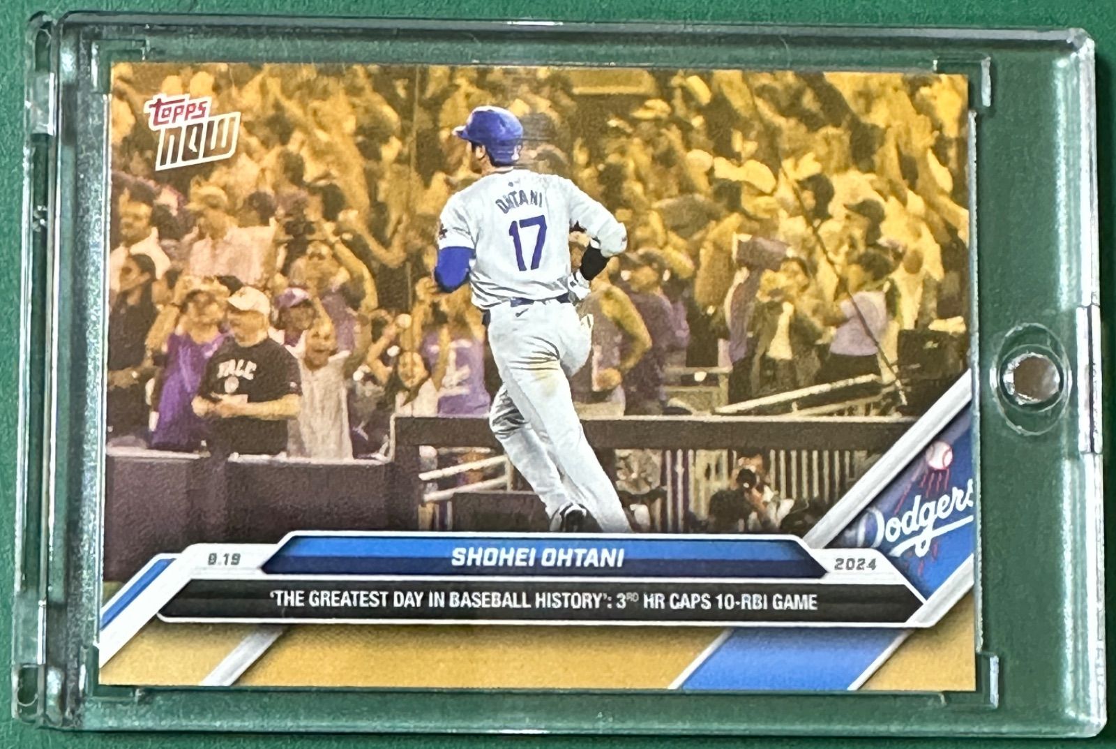 大谷翔平 2024 Topps Now Road To Opening Day Bonus Gold Parralel 