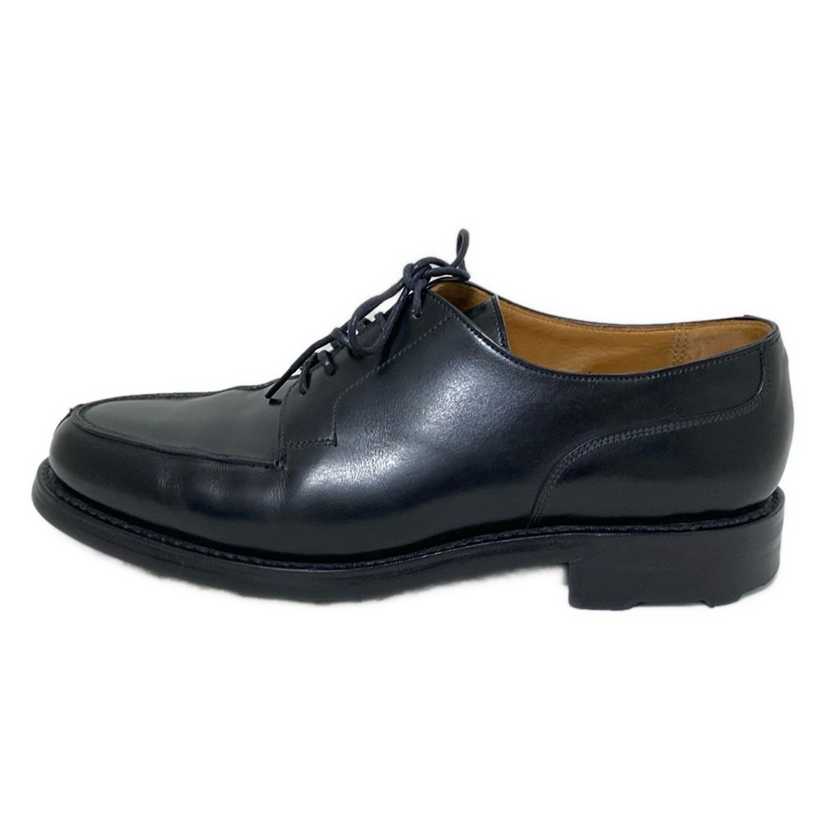Crockett-Jones クロケットジョーンズ シューズ 6 1|2E メンズ - 黒 レースアップ|Uチップ レザー