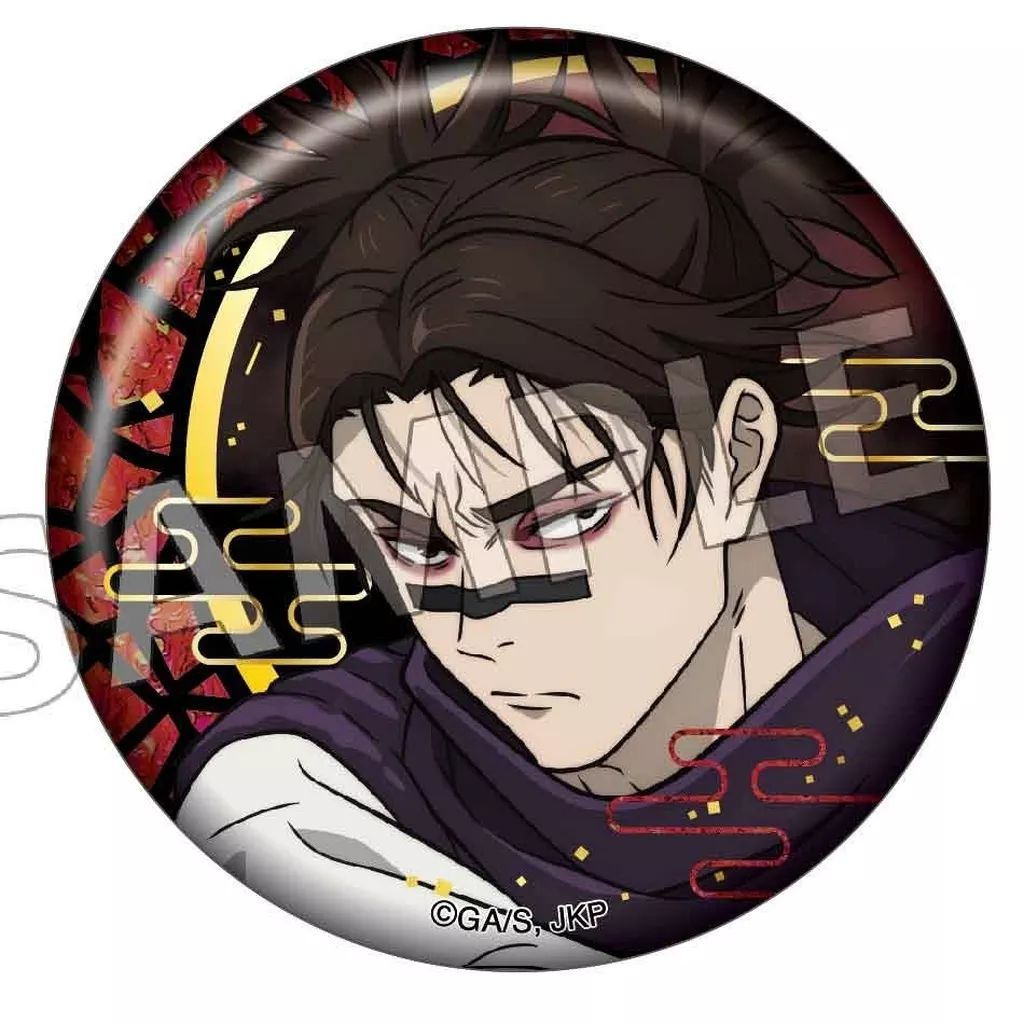 呪術廻戦　缶バッジ　part2 脹相 中古】バッジ・ビンズ 脹相 「呪術廻戦 螺鈿風シリーズ 缶バッジ Vol.2