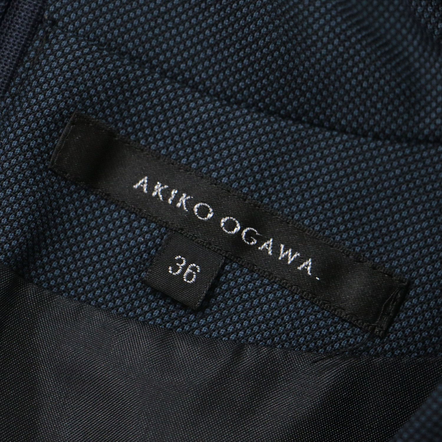 美品 AKIKO OGAWA アキコオガワ ウール ワンピース ドレス