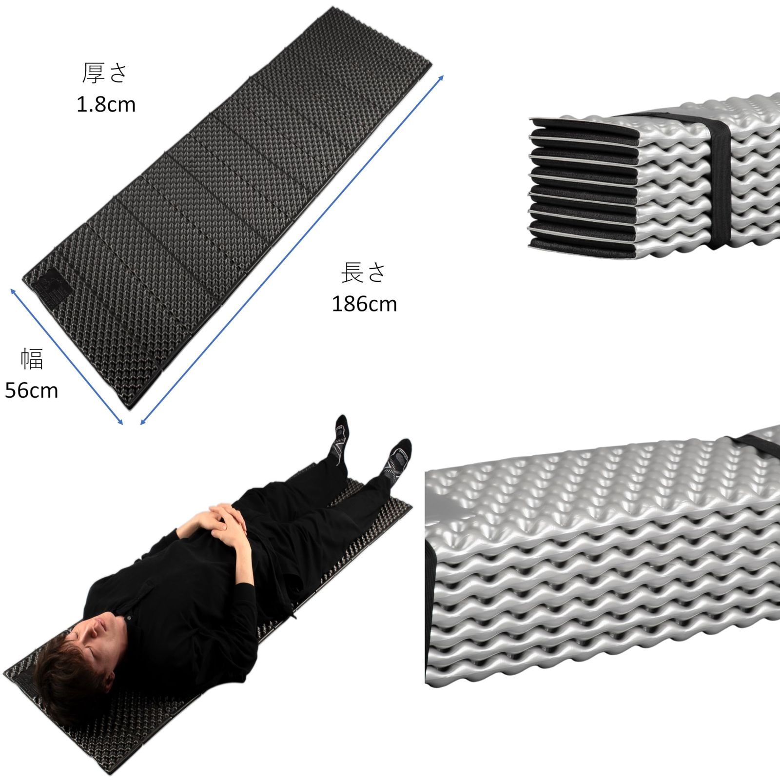 キャンプマット STAG) フォームマット 【EVA/シングル/ダブル