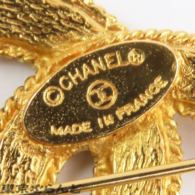 CHANEL ゴールドメタル ブローチ シャネル CHANEL ココマーク ブローチ 1108 ゴールド メタル